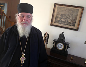Abbot Nicholas Zachariadis oversees Holy Resurrection Monastery, a Byzantine monastery, in St. Nazianz in the Green Bay Diocese. (Catholic Herald photo by Ben Wideman)