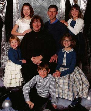 The Gehring family from Iron Ridge is a second-generation family at St. Kilian School, Hartford. Kevin Gehring is a 1975 St. Kilian grad. Pictured left with his wife Mary, are the Gehring children, Emily, seventh-grade, Abigail, sixth-grade, Madeline, fifth-grade, Gregory, third-grade, and Erica who will attend kindergarten next year. (Submitted photo courtesy the Gehring family)