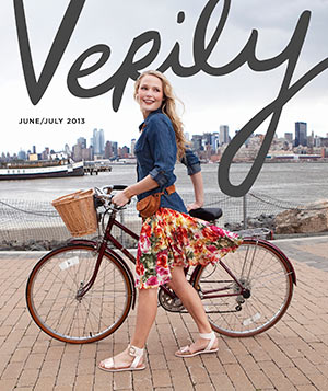 This is the debut cover of "Verily," a magazine and website produced by five young Catholic. (CNS photo/courtesy Verily)