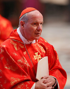 Austrian Cardinal Christoph Schonborn is pictured in a 2013 photo. (CNS photo/Paul Haring)