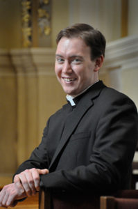 A University of Notre Dame graduate and a veteran of the U.S. Navy, Deacon Andrew Linn will answer the call to priesthood Saturday, May 21, when he is ordained a priest for the Archdiocese of Milwaukee by Archbishop Jerome E. Listecki. (Catholic Herald photo by John Kimpel)