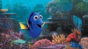 Animated character Dory, voiced by Ellen DeGeneres, appears in the movie "Finding Dory." The Catholic News Service classification is A-I -- general patronage. The Motion Picture Association of America rating is PG -- parental guidance suggested. Some material may not be suitable for children. (CNS photo/Disney)