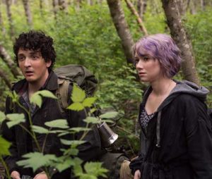 Wes Robinson and Valorie Curry star in a scene from the movie “Blair Witch.” (CNS photo/Lionsgate)
