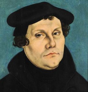 Portrait of Martin Luther by 16th-century German Renaissance painter Lucas Cranach the Elder. Later this year, Christians begin marking the 500th anniversary of the Reformation, traditionally dated from the October 1517 publication of Luther’s 95 Theses, questioning the sale of indulgences and the Gospel foundations of papal authority. (CNS photo/Public domain)