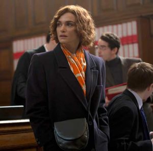 Rachel Weisz stars in a scene from the movie “Denial.” The Catholic News Service classification is A-III – adults. The Motion Picture Association of America rating is PG-13 – parents strongly cautioned. Some material may be inappropriate for children under 13. (CNS photo/Bleecker Street)