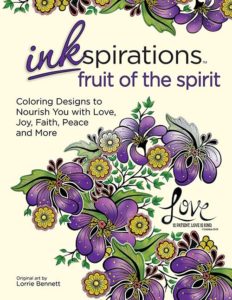 “Inkspirations for Christmas Joy,” featuring the work of Kristin van Lieshout, includes more than 30 holiday designs to color.