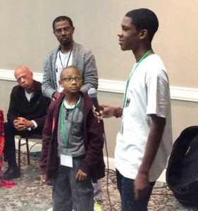 Participants from the Milwaukee Archdiocese attend a session at the 13th annual National Black Catholic Men’s Conference, Oct. 6 to 9 in Philadelphia. (Submitted photo courtesy Nathaniel Gillon)