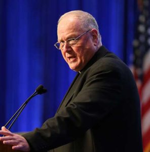 New York Cardinal Timothy M. Dolan speaks Nov. 14 during the annual fall general assembly of the U.S. Conference of Catholic Bishops in Baltimore. (CNS photo/Bob Roller)