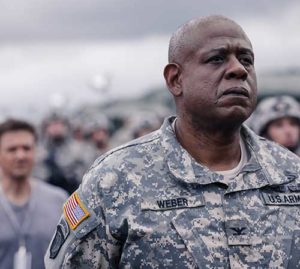 Forest Whitaker stars in a scene from the movie “Arrival.” (CNS photo/Paramount Pictures)