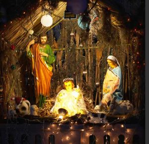 Volunteers are needed to help erect an outdoor nativity scene, similar to the one shown, in Racine on Dec. 3. (thinkstock.com)