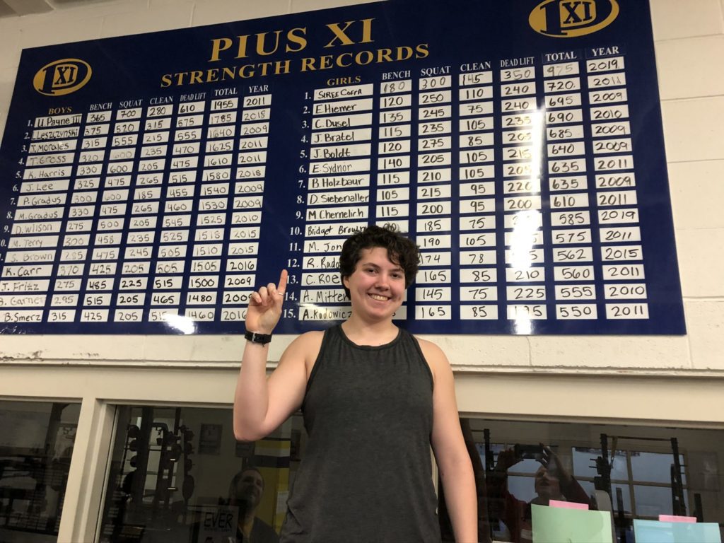 Pius Lifter Headed to State Meet Catholic Herald